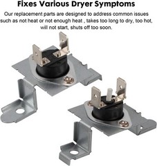 for LG Dryer Thermostat Thermistor Kit AGM75510744 AGM30045804