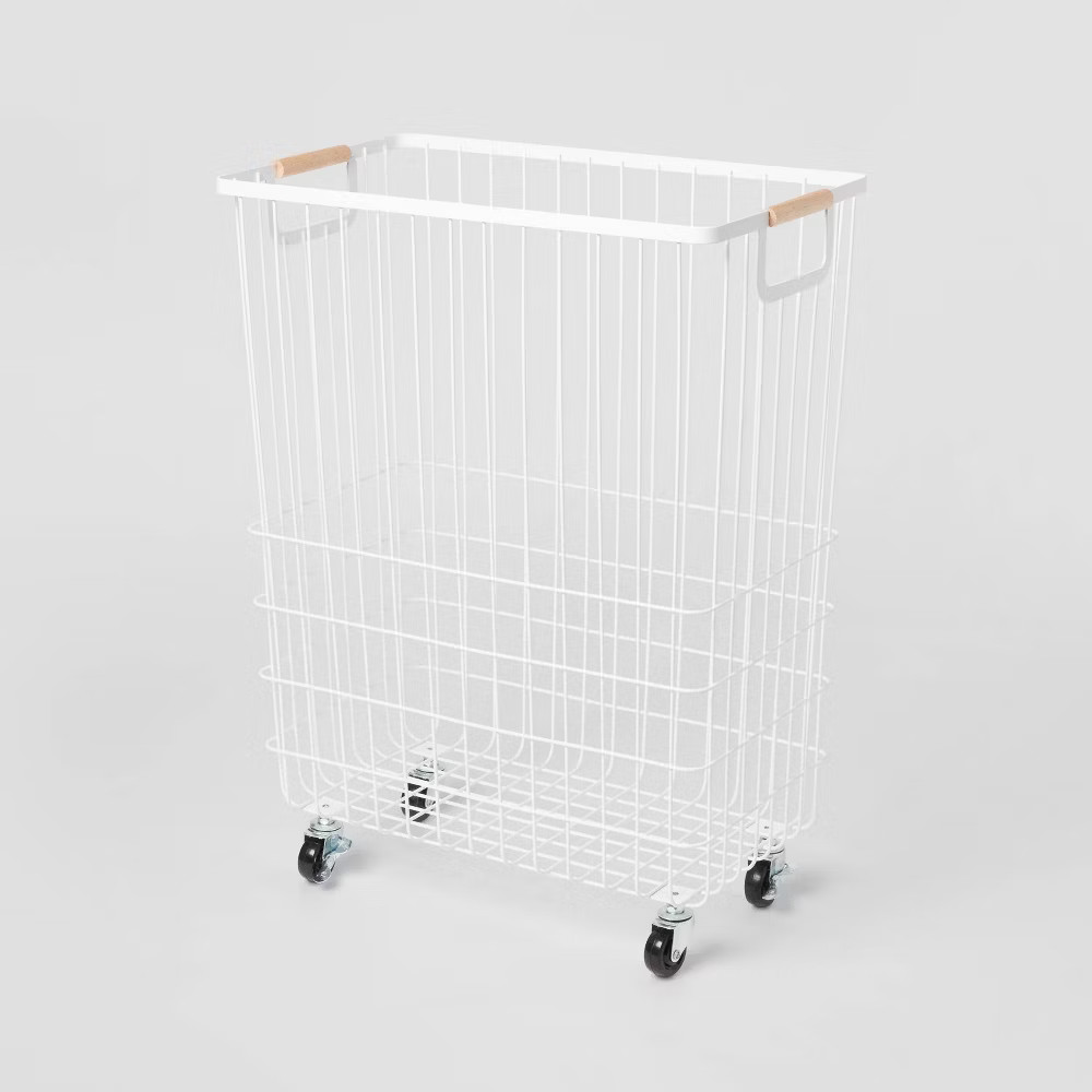 Wire Rolling Laundry Hamper – Brightroom