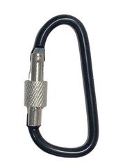2.5″ LOCKING D-CLIP HOOKS utility aluminum Carabiner FOR camping/hiking/hunting