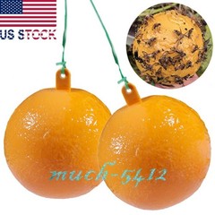 Bug Fruit Fly Traps Sticky Ball Fungus Gnat Pest Control Ball for Indoor Outdoor