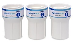 Aquasana Replacement Filter Housing Sump Claryum 3-Stage Under Sink Water