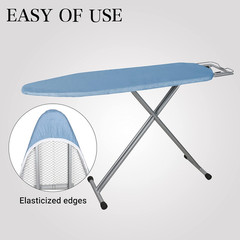 Ironing Board Cover and Pad | 100% Cotton with Blue