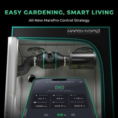 Mars Hydro Ifresh 4″Inline Fan Carbon Filter Kit Smart APP Control for Grow Tent