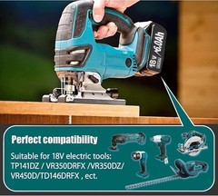 2PACK BL1860B For Makita 18Volt 8.0Ah LXT Li-Ion Battery BL1840 BL1850 / Charger