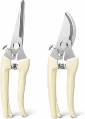Garden Pruning Shears 2 Pack Gardening Shears Garden Scissors Stainless Steel Pr