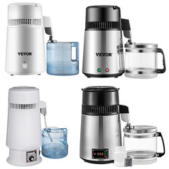 VEVOR 4L Water Distiller Purifier Machine Countertop Stainless Steel Interior