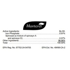 Monterey Sluggo Plus Insect Slug & Snail Killer Bait Pellets, 1 lb