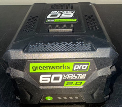 Greenworks Pro 60v Battery LB60A00 & Charger CAC801