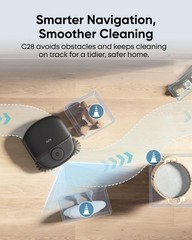 eufy All-in-One Robot Vacuum and Mop Combo C28 with solution, 15,000 Pa Suction