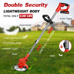 4-Cycle Grass String Trimmer Gasoline-Powered Gas Straight Shaft Weed Eater 31CC