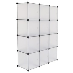 12 Cube Storage Organizer Portable Adjustable Multi-Purpose Shelving Unit New