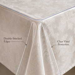 Heavy Duty Top Quality Clear Tablecloth Protector 60″ x 120″ Oblong