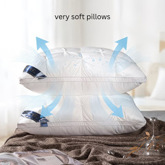 2 Pack Hotel Quality Bed Pillows Quilted Down Alternative Gusseted queen size