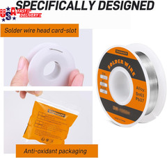 63-37 High Purity Tin Lead Rosin Core Solder Wire for Electrical Soldering, Cont