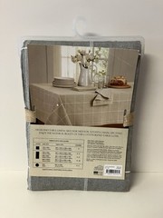 Highland Tablecloth Easy Care 60 in x 84 in Charcoal BRAND NEW