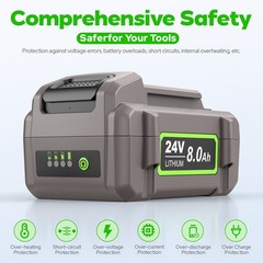 24V 8Ah Replacement Battery for Flex FX0221-1 Compatible with Flex Cordless Tool