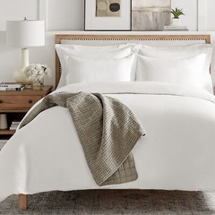 White 300 TC Sateen Duvet Set- Levtex Home