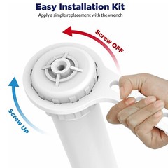 1812/2012 RO Membrane Housing Kit for 24-150 GPD Reverse Osmosis Water Purifier