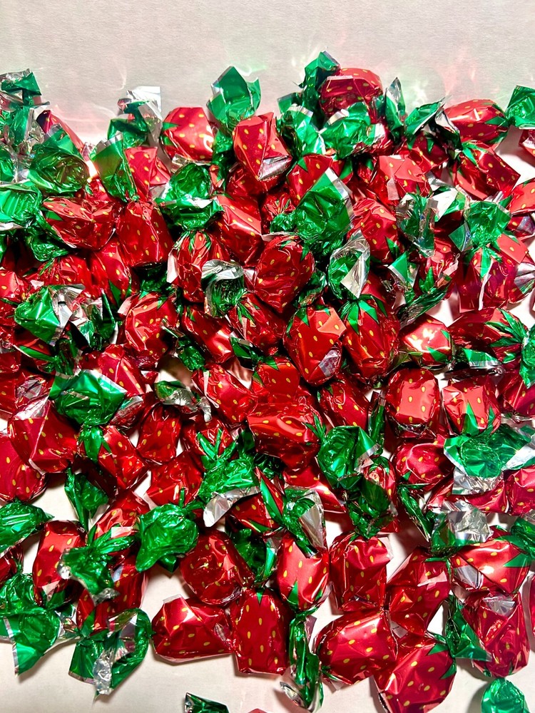 Strawberry Filled Bon Bons Bulk Hard Candy 1LB 2LB 3LB 4LB 5LB 10LB Bonbons
