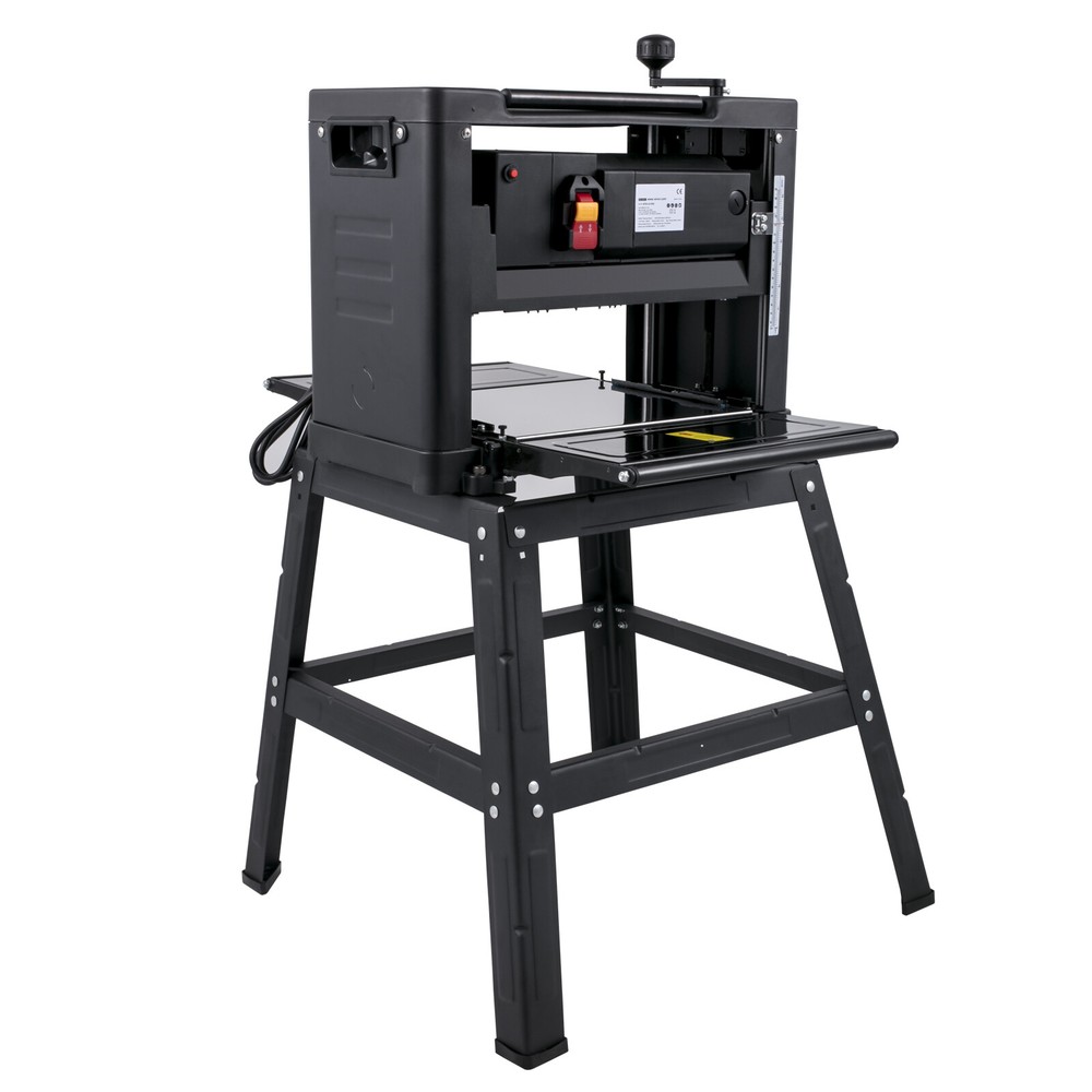VEVOR 12.5 Inch Wood Planer 2000W Foldable Thickness Planer w/ Stand Woodworking