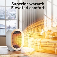 1200W Electric Space Heater Fast PTC Ceramic Instant Heating Hot Air Fan Indoor