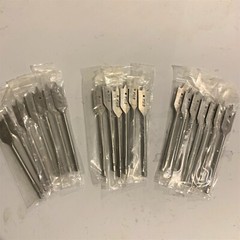 Lot of 20 New 3/4″ inch Spade Bits – Unbranded – New in plastic wrapper