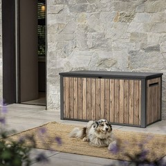 Keter Signature Collection 170 Gal. Deck Box for Indoor/Outdoor Storage