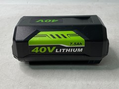 40V 7.5Ah Battery for Ryobi 40 Volt Lithium OP4050 OP40602 OP40261 OP4060 OP4030
