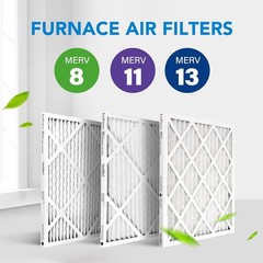 4 Pack 16x20x1 Air Filter MERV 8 Electrostatic Pleated Furnace AC Filter