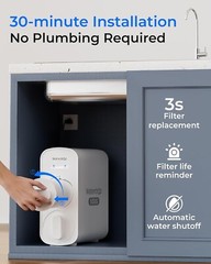 Waterdrop G5P500 Reverse Osmosis Water Filter, NSF/ANSI 372 Certified, 500GPD