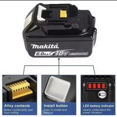 100% original Makita battery, 18V 5.0Ah,6.0Ah,9.0Ah rechargeable battery