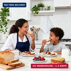 Adjustable Bread Slicer for Homemade Bread – Upgrade Manual Sourdough Bread Knif
