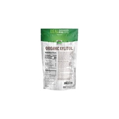 NOW Foods, Organic Xylitol, Pure with No Added 16 Ounce (Pack of 1), White