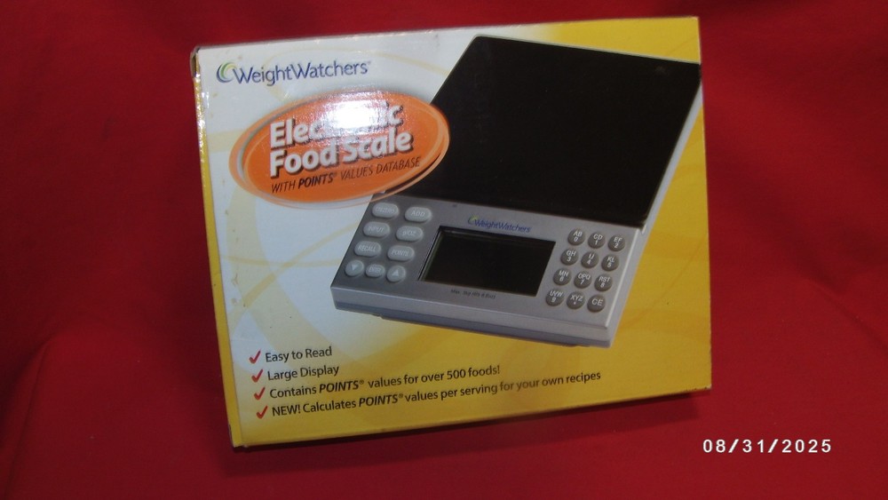 NEW Weight Watchers Electronic Food Scale 3 Kg or 6lb 9.8 oz Kitchen