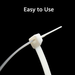 100-1000PCS 8″ 12″ 14″ 18″ Cable Zip Ties Heavy Duty Nylon Wrap Wire Self-lock
