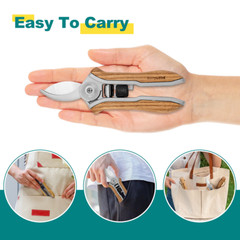 Berry&Bird Pruning Shears Gardening Curved Blades Hand Pruners Scissors Snips