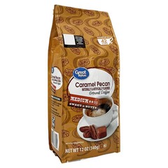 (PACK OF 2) Great Value Caramel Pecan Ground Coffee, 12 oz