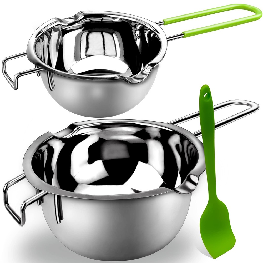 Double Boiler Pot Set for Melting Chocolate, Butter, Cheese, Caramel and Cand…