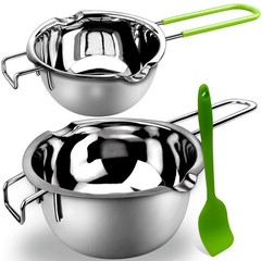Double Boiler Pot Set for Melting Chocolate, Butter, Cheese, Caramel and Cand…