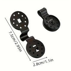 100PCS Black Plastic Net Clips – For Shade Cloth & Garden Netting Fixing
