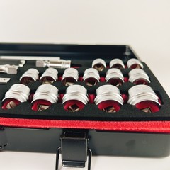 KOKEN 3286Z 3/8 9.5mm Z-EAL Socket Wrench Set 21 pieces W/Metal Case