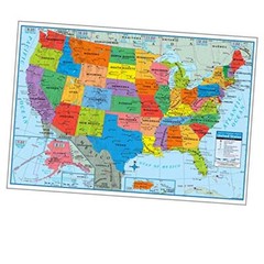 Wall Map Of The United States USA Road Travel Maps City Name US Poster 28″x40″