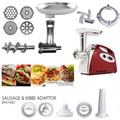 Commercial 2800W Power Electric Meat Grinder Household Sausage Maker Stuffer US