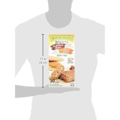 Nature Valley Biscuit Variety Pack (30 x 1.35 Oz), 40.5 Ounce, 30 Count (Pack of