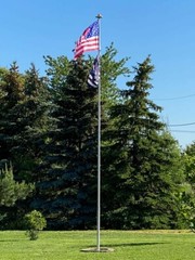25′ & 30′ DELTA SECTIONAL FLAG POLE (SILVER)