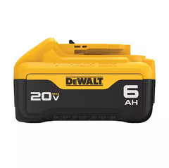 DEWALT 20V MAX XR Battery 6 Ah Lithium Ion, 2-Pack, Premium High Capacity