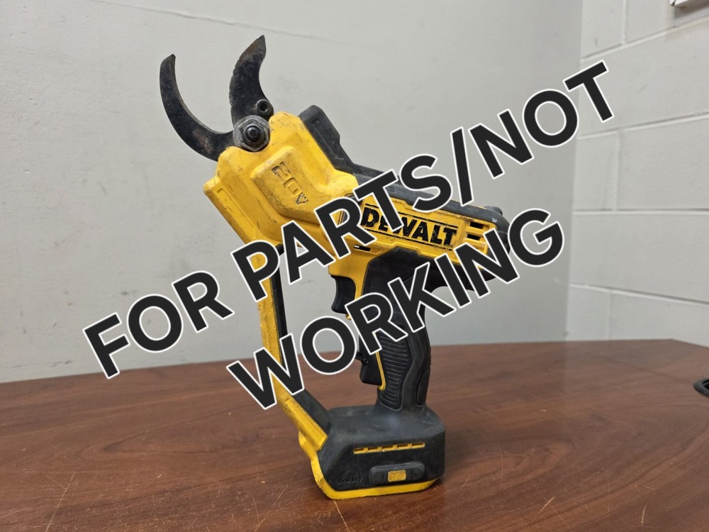 *READ* Dewalt DCPR320 20V MAX Cordless Li-Ion Battery Powered Pruner FOR PARTS