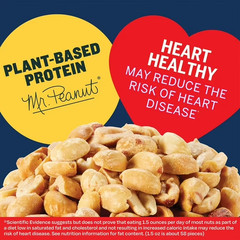 Planters Lightly Salted Dry Roasted Peanuts ~ Heart Healthy 2.16 lb (3 Pack)