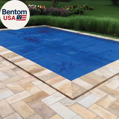 In the Swim 12′ X 24′ Premium Blue Rectangle Solar Pool Cover 12 Mil for Solar H
