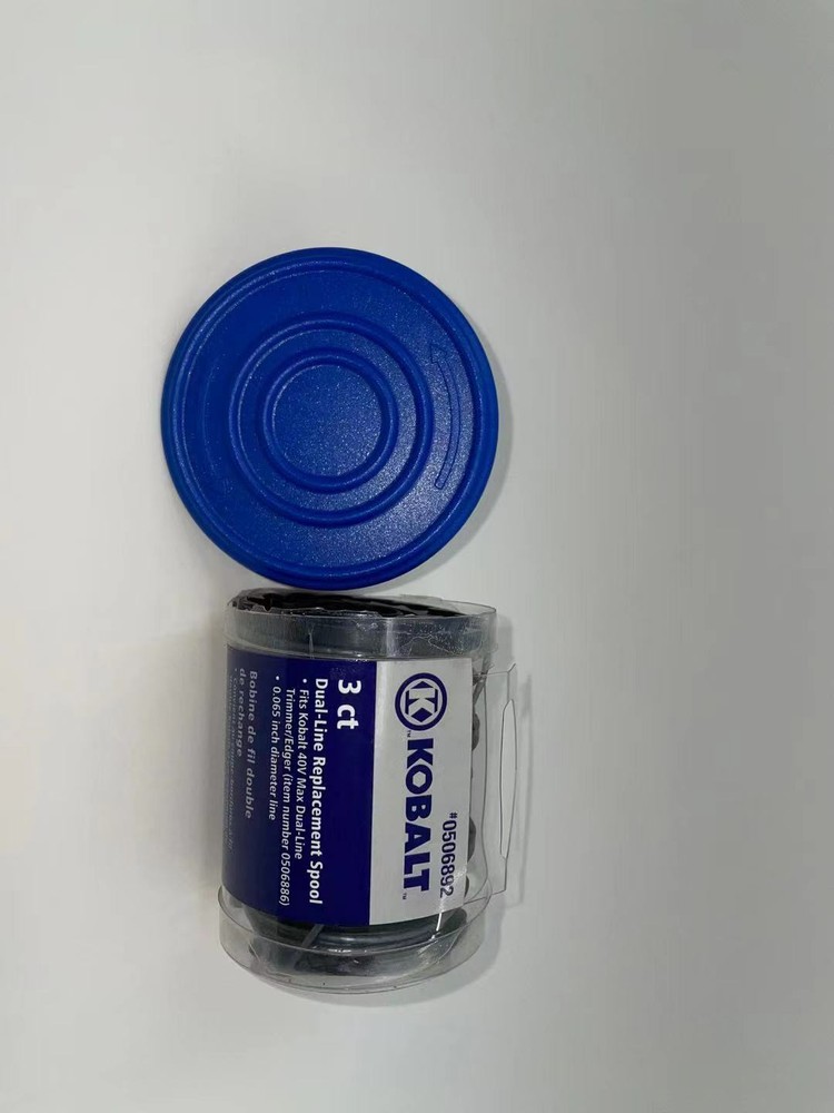 3 Pack Kobalt Dual Line Spool 0.065″ Diameter Trimmer Line 0506892 +CAP